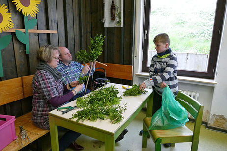 Vorbereitung auf Palmsonntag